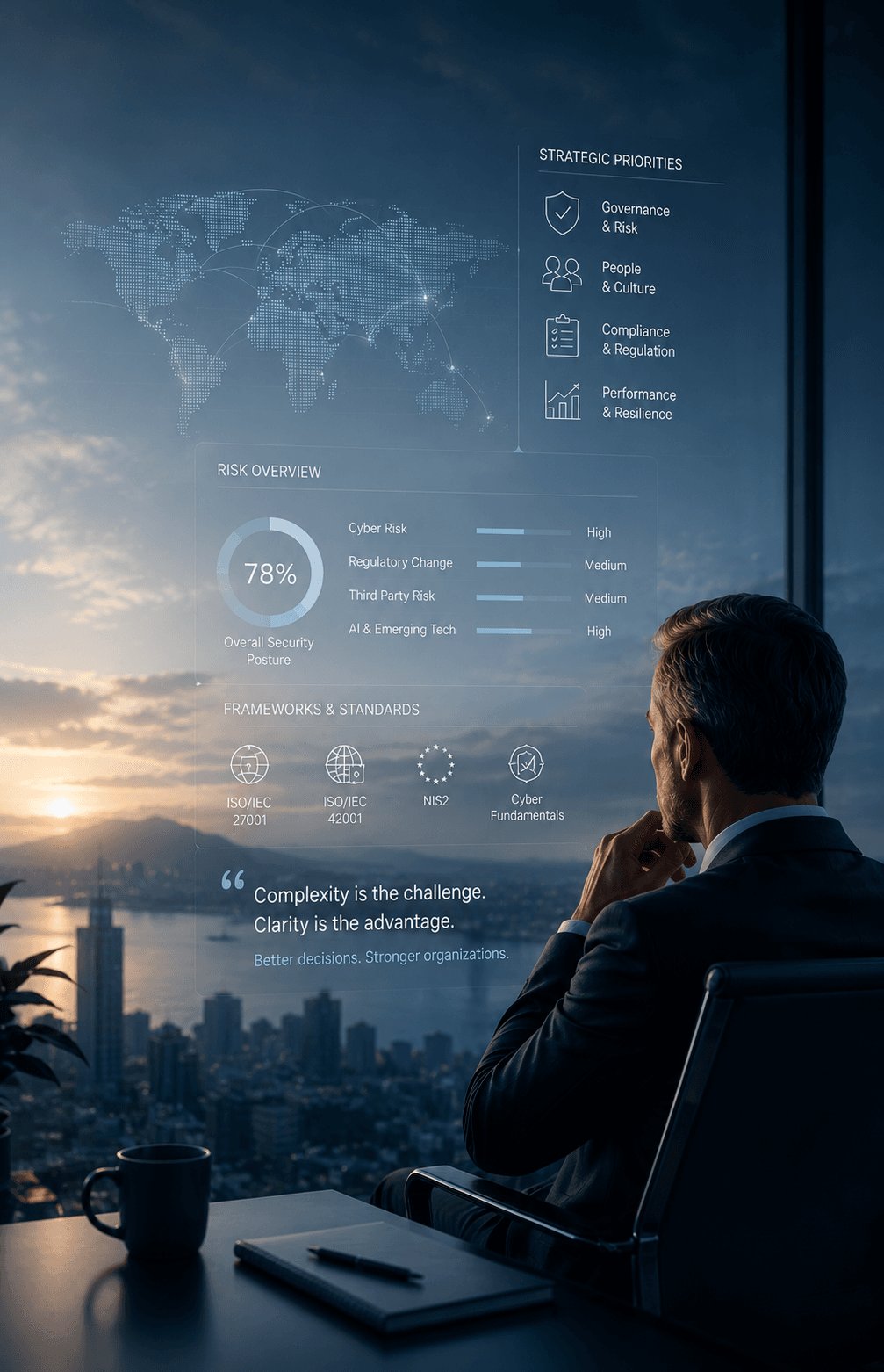 Cybersecurity professionals at work